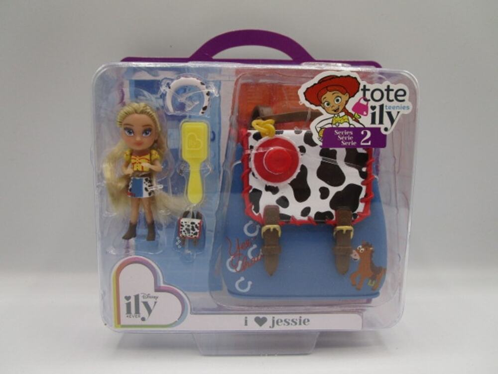 Disney‎ ILY 4Ever Tote Teenies I love Jessie Series 2 Mini Figure & Purse Jakks